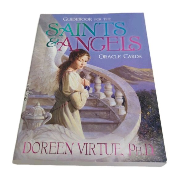 Saints & Angels 44 Oracle Deck Cards & Guidebook Doreen Virtue Original OOP - Picture 5 of 5